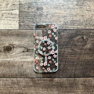 & Other Stories Pink and Green Floral Clear Phone Case - iPhone 14 Pro Max
